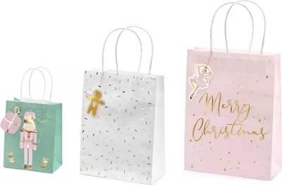 Produktbild von Geschenktaschen mit Nussknacker und Ballerina