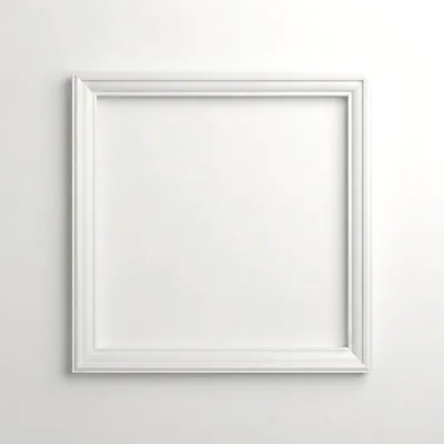 Produktbild von Zierleisten Set 4-teilig aus Polystyrol weiß vorgeschnitten - für 40 x 40 cm - Stuckleiste 4 Stück für Wand und Deckendekoration