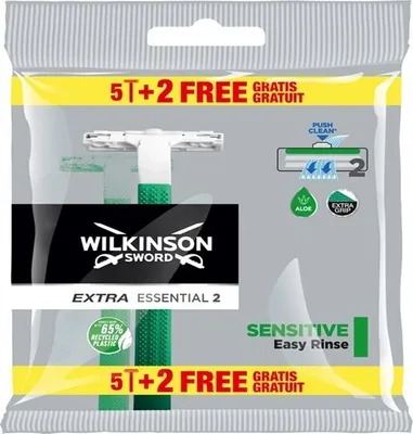 Produktbild von Wilkinson, Extra 2 Sensitive, Rasierer, 5+ 2 frei