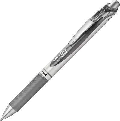 Image de Roller à encre gel liquide Pentel Energel BL77 gris
