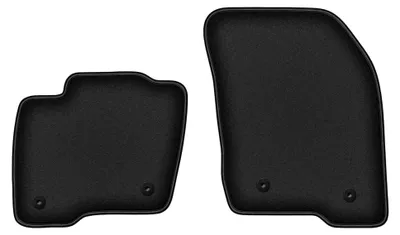 Produktbild von Velours-Fußmatten Vorne für Ford Galaxy MK3 2015- (Minivan) – 2-tlg, Schwarz, passgenau – Wielganizator DURBAN – Ausführung W0736