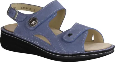 Produktbild von Finn Comfort Barbuda supersofte Pantolette, Damen, Leder, Blau, lose Einlagen - Marken Finn Comfort, Blau, leder (streetnubuk)