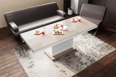 Produktbild von Design Couchtisch Tisch H-333 höhenverstellbar ausziehbar Esstisch