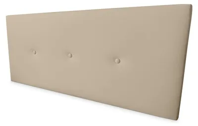 Kopfende Kunstleder gepolstert 145x60 cm beige