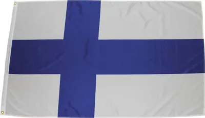 Produktbild von MFH Fahne Finnland Länderflagge Europäische Union Metallösen 150x90cm Polyester