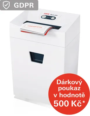 Produktbild von HSM Pure 320, Partikelschnitt-Zerkleinerung, 3 cm, 3.9 mm, 25 l, 55 dB, 9 Blätter