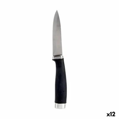 Produktbild von Schälmesser Silberfarben Schwarz Edelstahl Kunststoff (12 Stück)