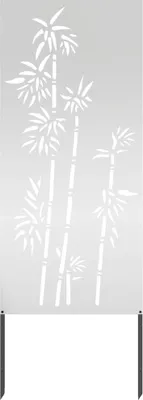 Immagine prodotto di vidaXL Schermo privacy da giardino in tela argento 50 x 140 cm Acciaio zincato