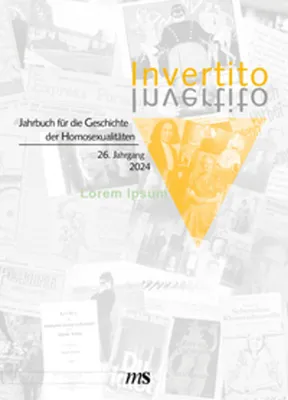 Produktbild von Invertito 26. Jahrbuch für die Geschichte der Homosexualitäten