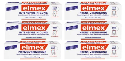 Obrázek produktu pro Elmex intenzivní čištění hladké a bílé proti plaku 50 ml 6 balení