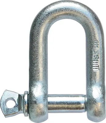 Produktbild von 4 Schäkel Verbinder Schaekel D-Schäkel gerade 3,5 mm verzinkt