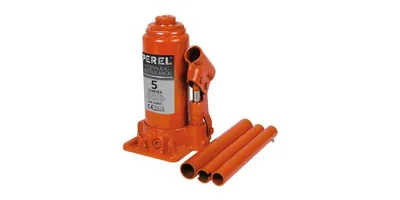 Zdjęcie produktu dla Perel ABJ5T, Samochód, Podnośnik hydrauliczny, 19,7 cm, 40,2 cm, Pomarańczowy, Podnośnik butelkowy