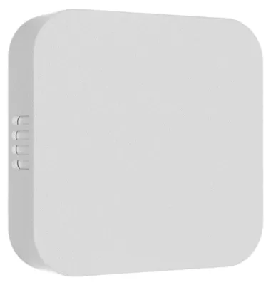 Productafbeelding van Wandlamp voor binnen- en buitengebruik, gemaakt van matwit aluminium, met dubbele lichtuitstraling (10,5 W) en beschermingsklasse IP54