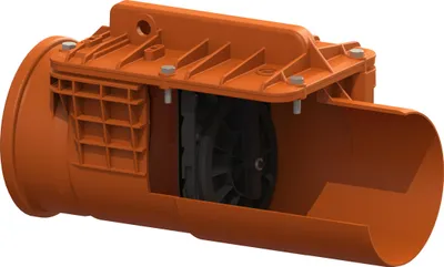 Produktbild von PVC Staufix Einfachrückstau 200 71200*