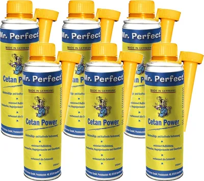 Produktbild von Mr. Perfect® Cetan Power Additiv, 6x250 ml - Zusatz für Dieselmotoren
