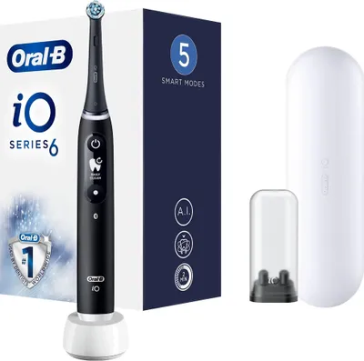 Produktbild von Oral-B iO 6 Erwachsener Vibrierende Zahnbürste Schwarz