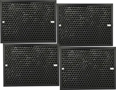 Produktbild von vhbw 4x Aktivkohlefilter kompatibel mit Honeywell HPA710WE Luftreiniger - Luftfilter Schwarz