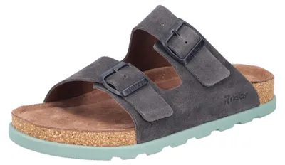 Produktbild von Rieker Pantoletten - Asphalt Leder : 40 : Normal Größe: 40 Weite: Normal