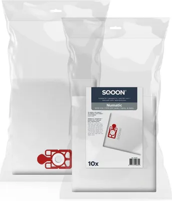 Image de CleanInQ - Sacs de nettoyage sous vide Nvm 1ch Henry/James SMS | Une dizaine de pièces à enfourner