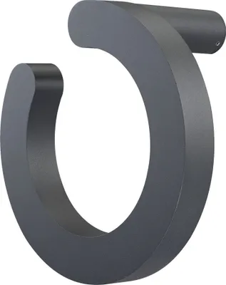 Produktbild von LED Wandleuchte, Aluminium, grau 30 cm