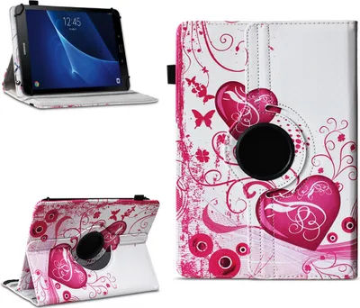 Produktbild von Schutzhülle für Samsung Galaxy Tab A6 10.1 2016 2019 Tablet Hülle Tasche DrehbarFarben:Motiv 6