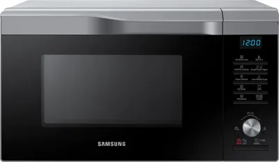 Produktbild von Samsung Kombi-Mikrowelle mit Grill & Heißluft, HotBlast, Slim-Fry, MC28M6035CS/EG, Keramik-Emaille, Schwarz/Silber, Standgerät, 51.7 x 31 x 46.3 cm (B x H x T)