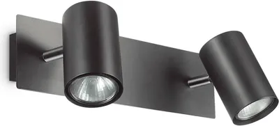 Produktbild von Ideal Lux Spotlight Spot AP2 nero 156743 2x50W schwarz