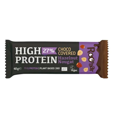 Produktbild von High Protein Riegel Choco Covered - Hazelnut Nougat 40g