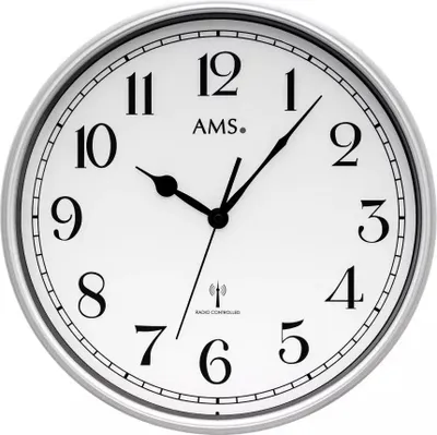 Produktbild von AMS Funk-Wanduhr 5610 - Kunstoffgehäuse