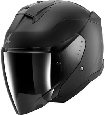 Produktbild von Jet Motorradhelm SKWAL JET BLANK in Mattschwarz, Größe L