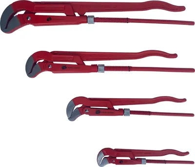 Produktbild von Rohrzangenset S-Maul 4-tlg. 1" 1,5" 2" 3" Zoll