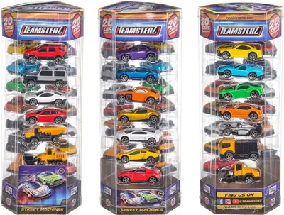 Produktbild von Teamsterz Druckguss-Automodell-Set, 7 cm, 20 Stück