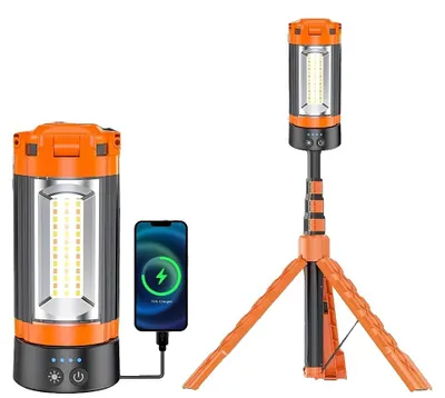 Productafbeelding van Campinglamp, verstelbaar statief, multidirectionele verlichting, 9000mAh
