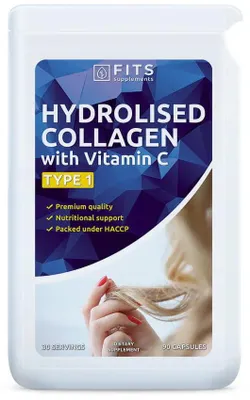Produktbild von Reines Kollagen 500 mg – 90 Kapseln, Gelenk & Haut