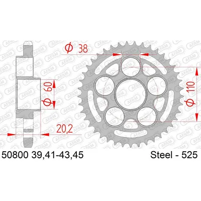 Immagine prodotto di Kettenrad 50800-42 | 42Z - 525