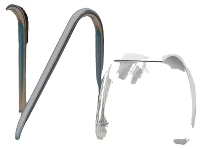 Immagine prodotto di Bocchetta a cascata, design moderno, acciaio inossidabile resistente, argento