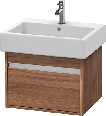 Produktbild von Waschtischunterbau KETHO 440x550x410mm nussbaum natur nussbaum natur