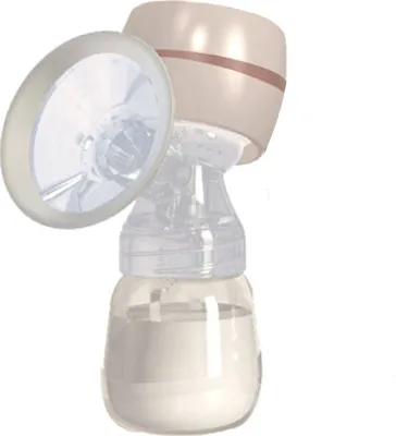 Obrázek produktu pro AIORBER Elektrická odsávačka mateřského mléka se 3 režimy, kompaktní a přenosná, jemný zvukový design, invertorová masáž, funkce rychlého nabíjení, růžová barva