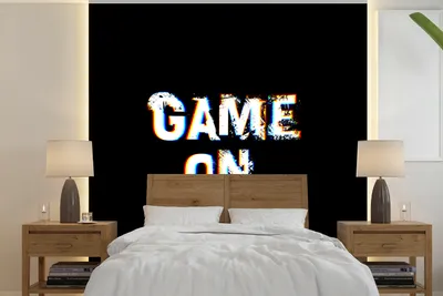 Produktbild von MuchoWow® Fototapete für Wohnzimmer oder Schlafzimmer Wandtapete Vinyl Motivtapete Spiele - Sprichwörter - Schwarz - Weiß - 350x350 cm - Schlafzimmertapete