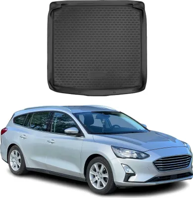 Produktbild von Kofferraummatte Kofferraumwanne für Ford Focus Schrägheck 2018-2025 Gummi TPE