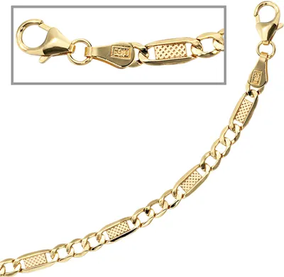 Produktbild von JOBO Armband 333 Gold Gelbgold 19 cm Karabiner