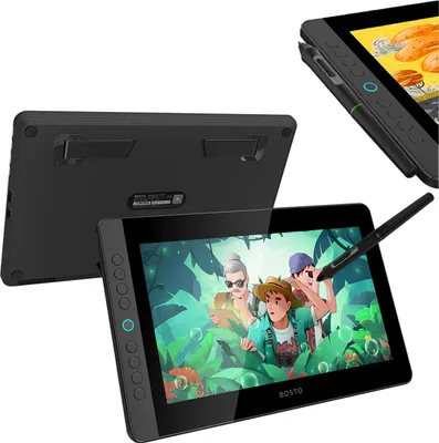 Zdjęcie produktu dla BOSTO BT-12HDK, Przewodowa, 5080 lpi, 258 x 145 mm, USB, Długopis, Dotyk, 29,5 cm (11.6")