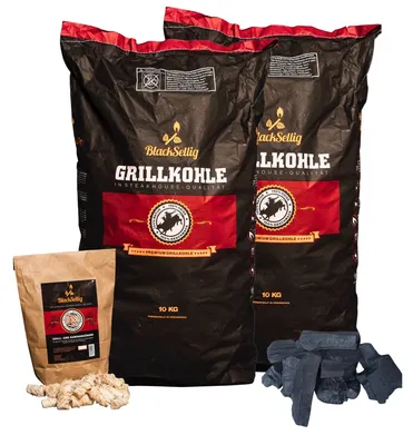 Zdjęcie produktu dla Brykiet węglowy Quebracho - długotrwałe spalanie - 20 kg