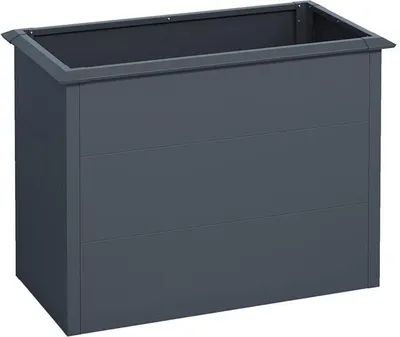 Produktbild von Hochbeet Design Gemüsebeet Pflanzbeet 100x50x77 cm mit Schneckenkante Anthrazit