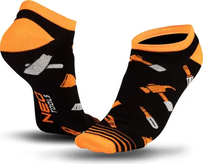 Produktbild von NEO TOOLS bunte Socken, kurz, Größe 39-42