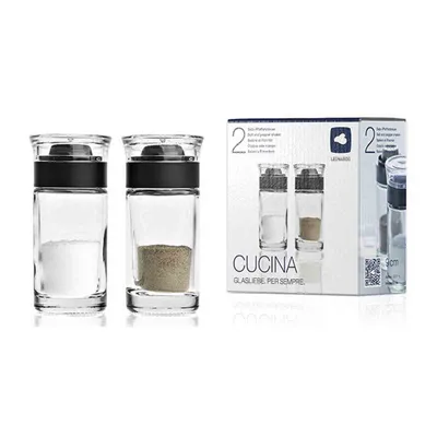 Produktbild von Leonardo Cucina Salz- und Pfefferstreuer 2-tlg., Salz, Pfeffer Streuer, Materialmix, 40 ml, 37715