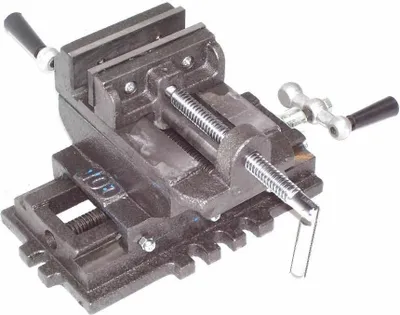 Produktbild von 2-Achsen Maschinenschraubstock 150 mm 6" Schraubstock Kreuztisch 55524