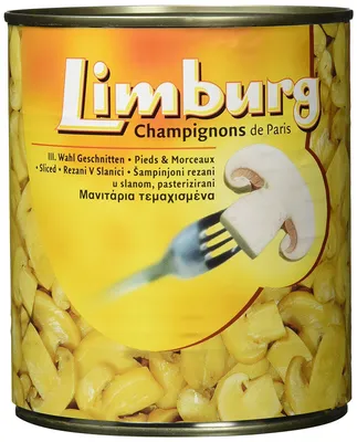 Produktbild von Limburg Champignon de Paris dritte Wahl geschnitten 800g 6er Pack