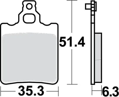 Image de Plaquettes de frein arrière pour Generic Trigger 50 X, année de fabrication 2008-2012 - Plaquettes de frein TRW - Neuf