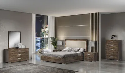 Immagine prodotto di Cassettiera di design cassettiere in legno armadio camera da letto marrone credenza moderna mobili